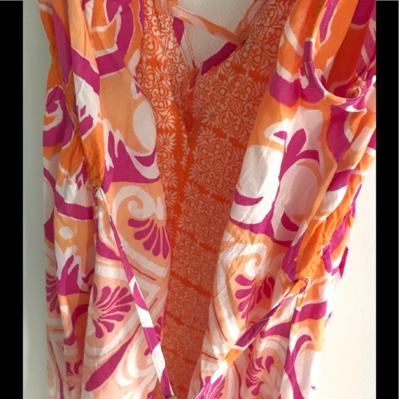 NWT Anthropologie Abstract MIDI Cover-Up dress XS or Large - Picture 11 of 13